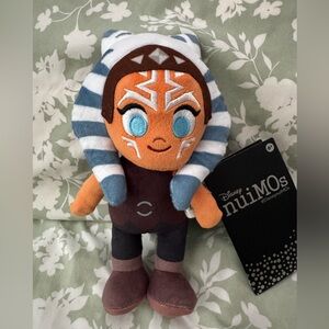 Disney nuiMOs Ahsoka Tano Plush with Orange and Blue Stripes NWT